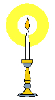 Image of a lit candle
